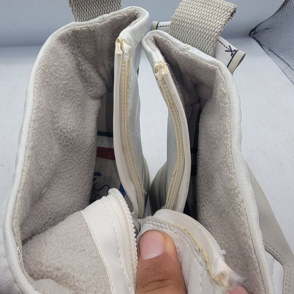 Franco Sarto Alps Womens 9 M White Boots Water Resistant Winter Casual Outdoors - Picture 9 of 13